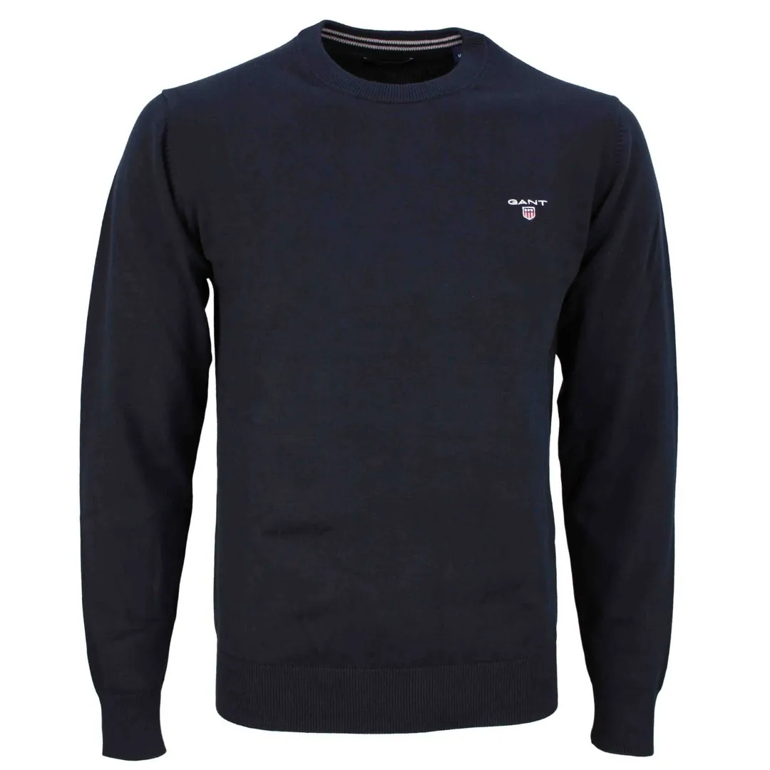 Gant Herren Pullover Strickpullover blau 8030551 433 evening blue