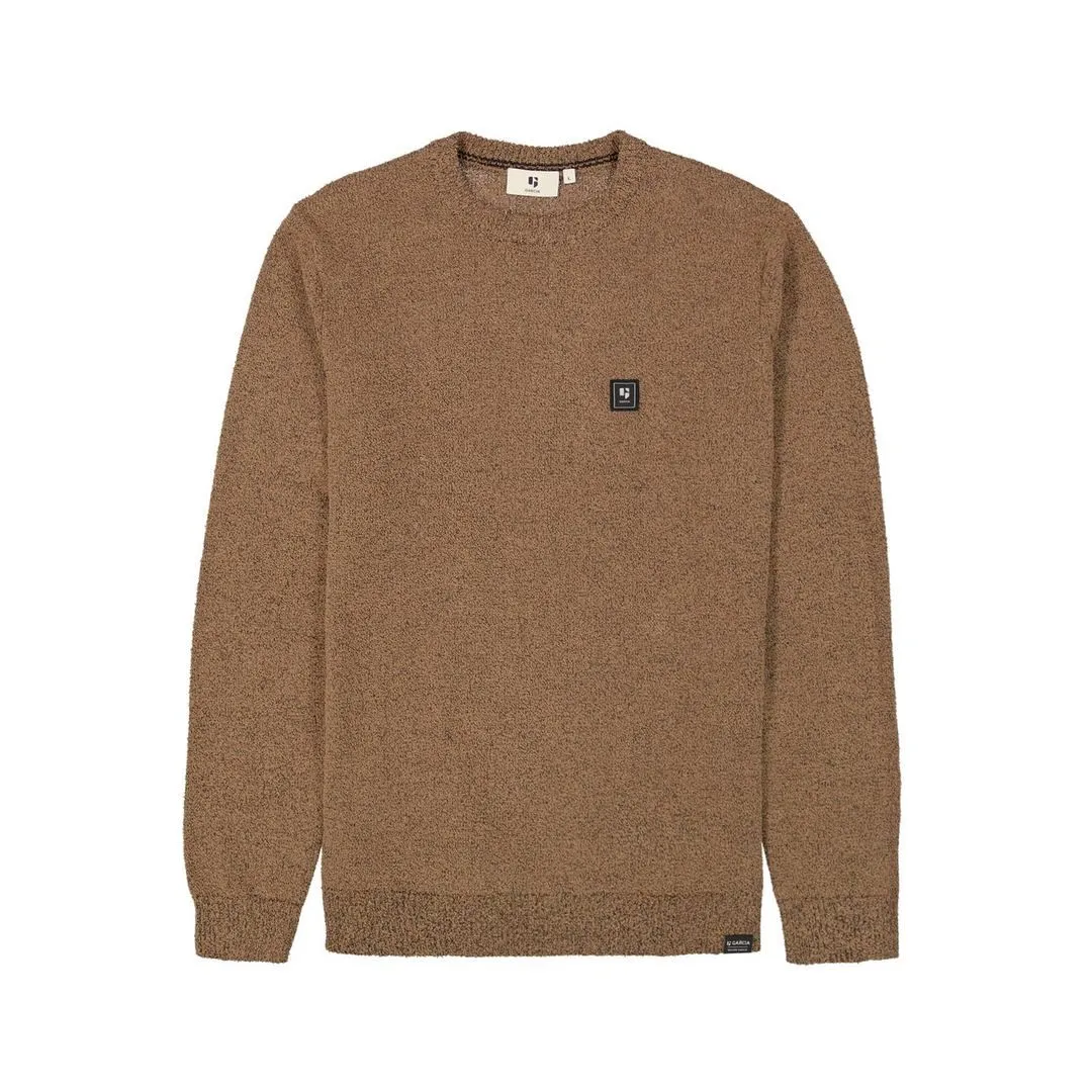Garcia Herren Strickpullover braun uni W41042 4167 golden brown
