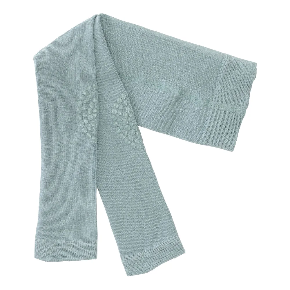 GoBabyGo Krabbelleggings dusty blue, Baumwolle