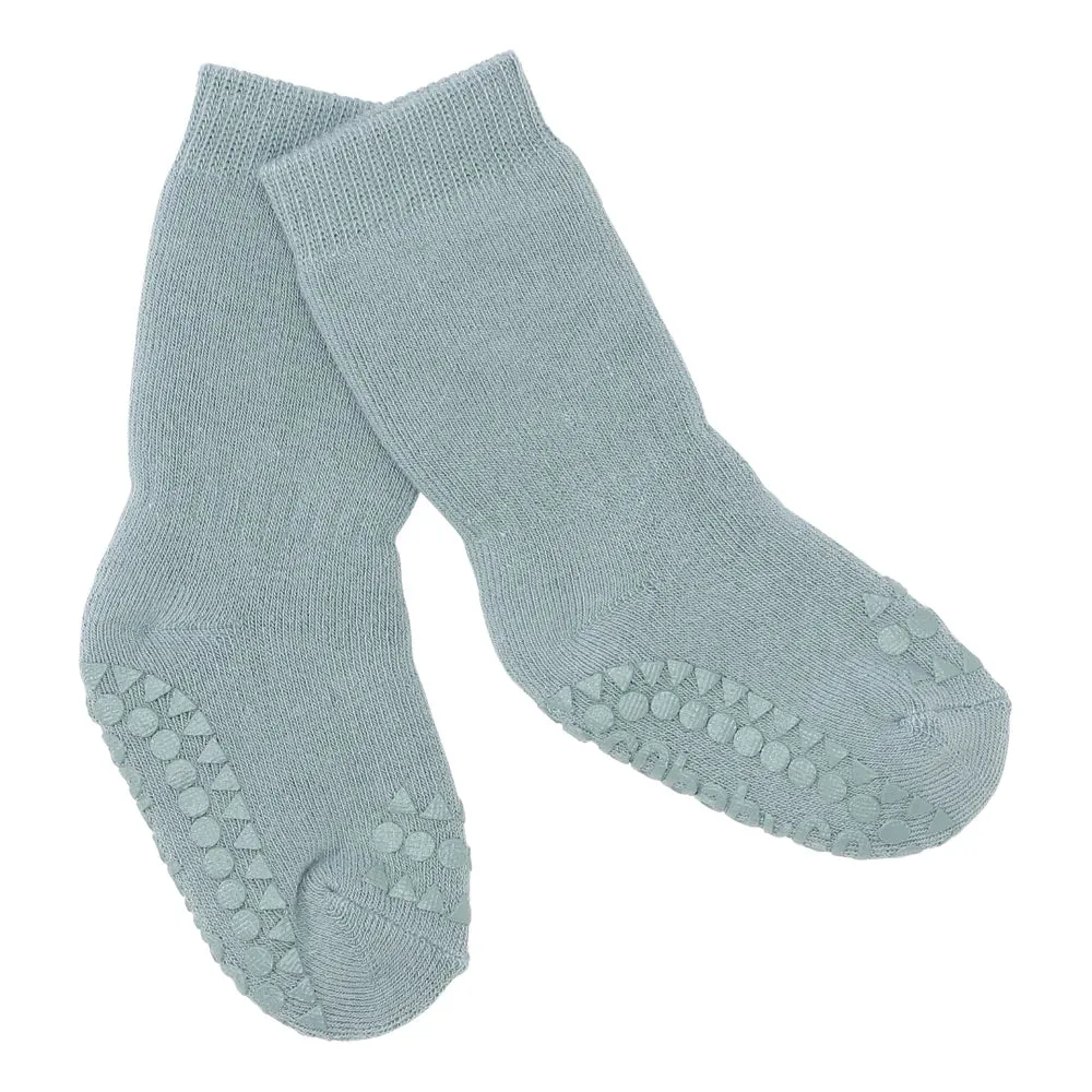 GoBabyGo Rutschfeste Socken aus Baumwolle dusty blue