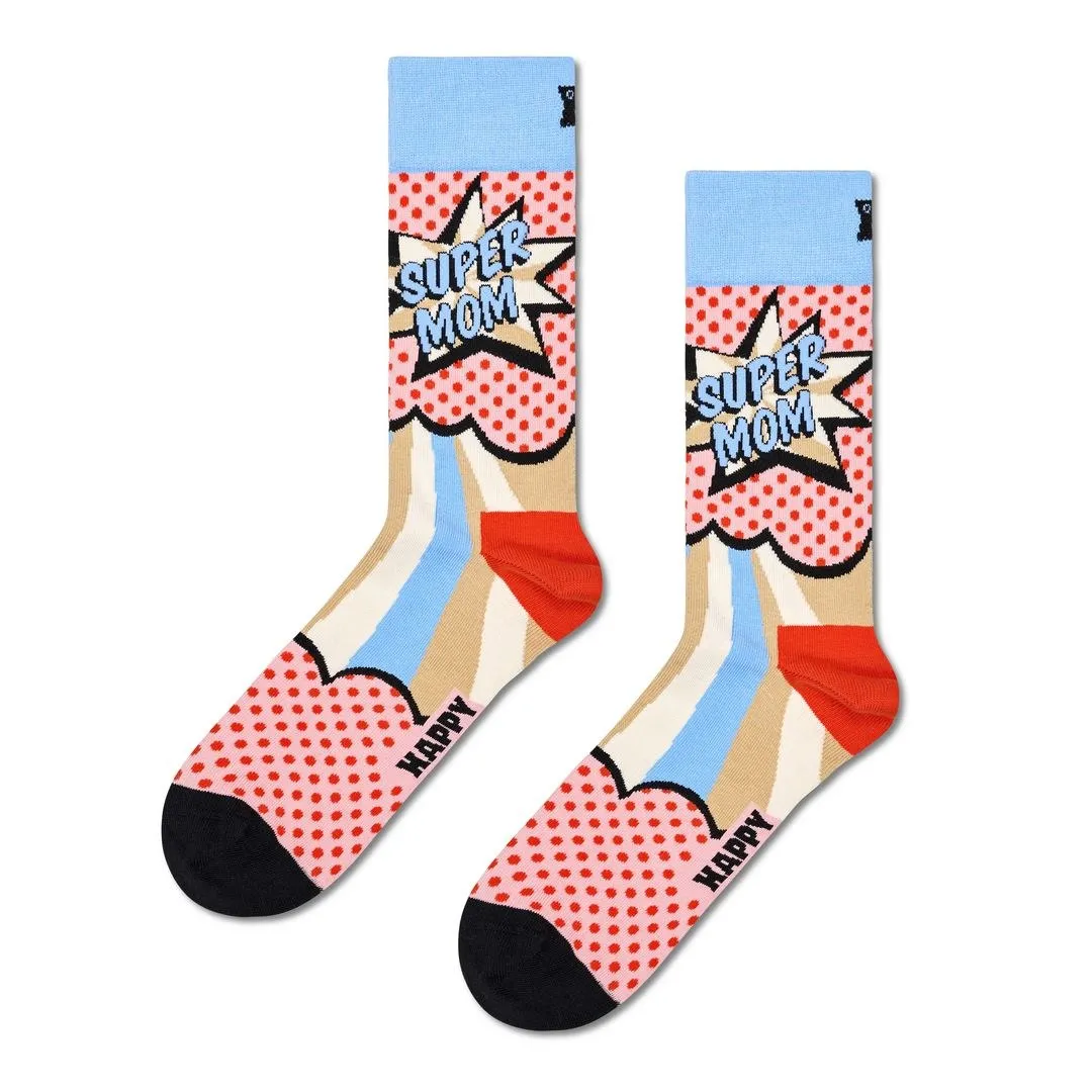 Happy Socks Socken Super Mom P001217 light pink