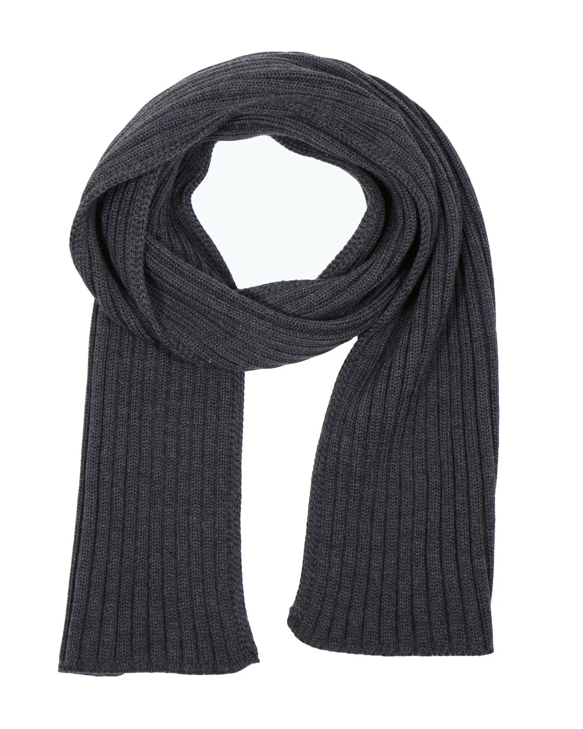 Pure Pure Ripp Schal aus reiner Schurwolle