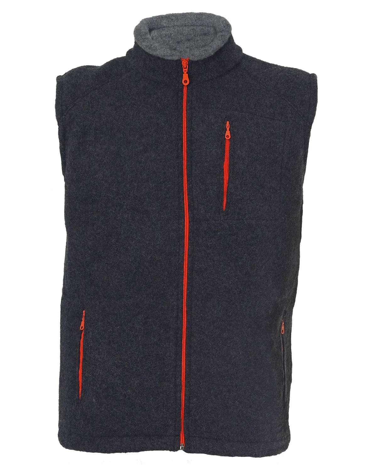 Herren Fleece Weste kbT-Merinowolle