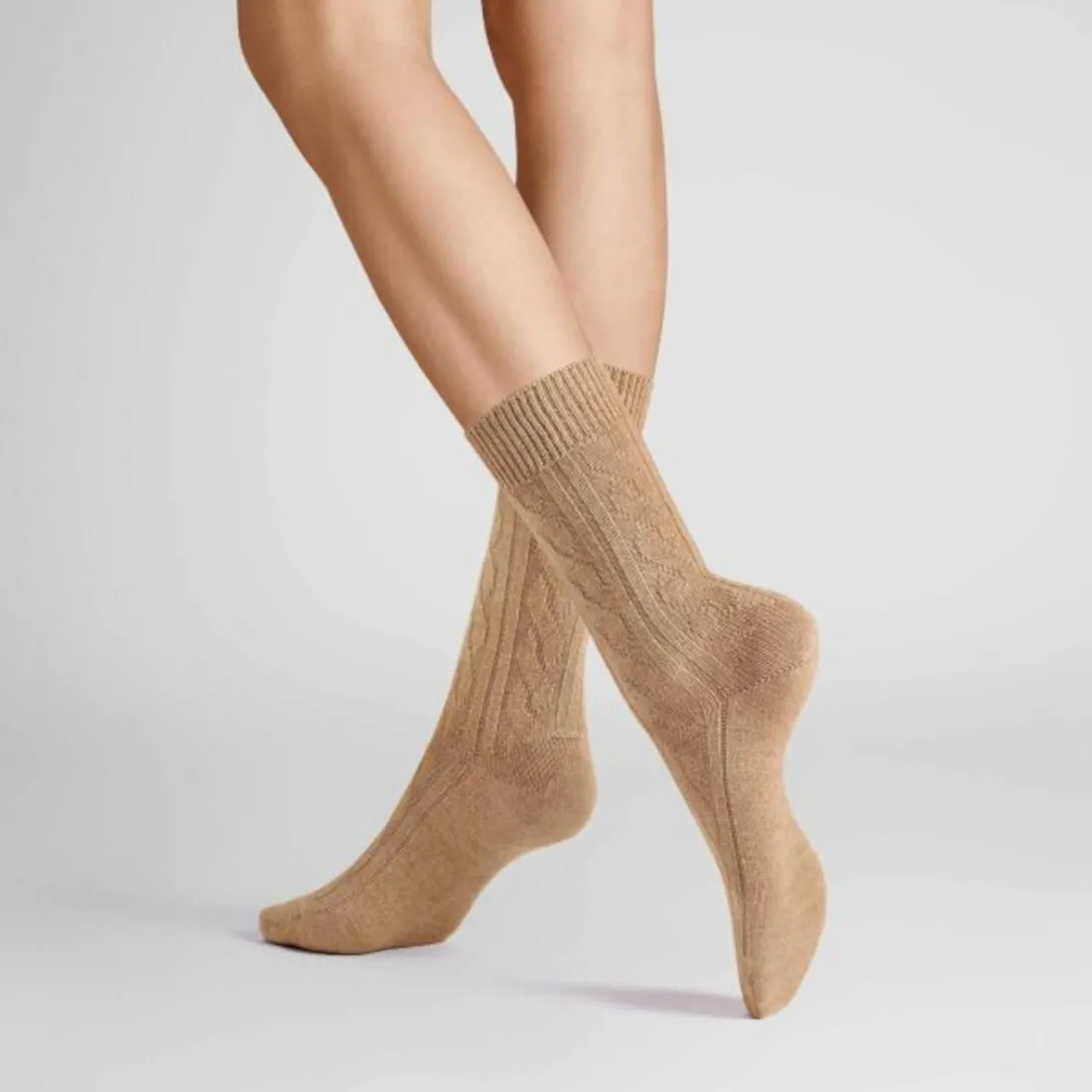 Hudson Winter Plait Damen Socken