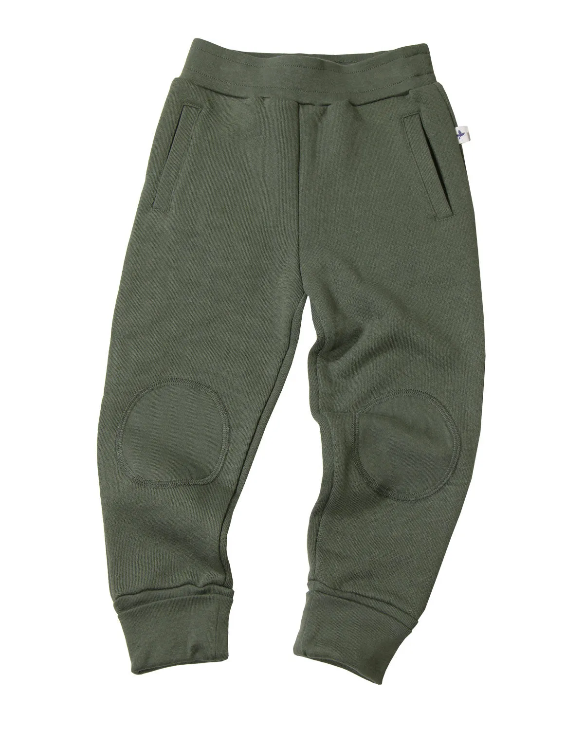 Leela Cotton Kinder Hose Bio Baumwolle thymian-grün