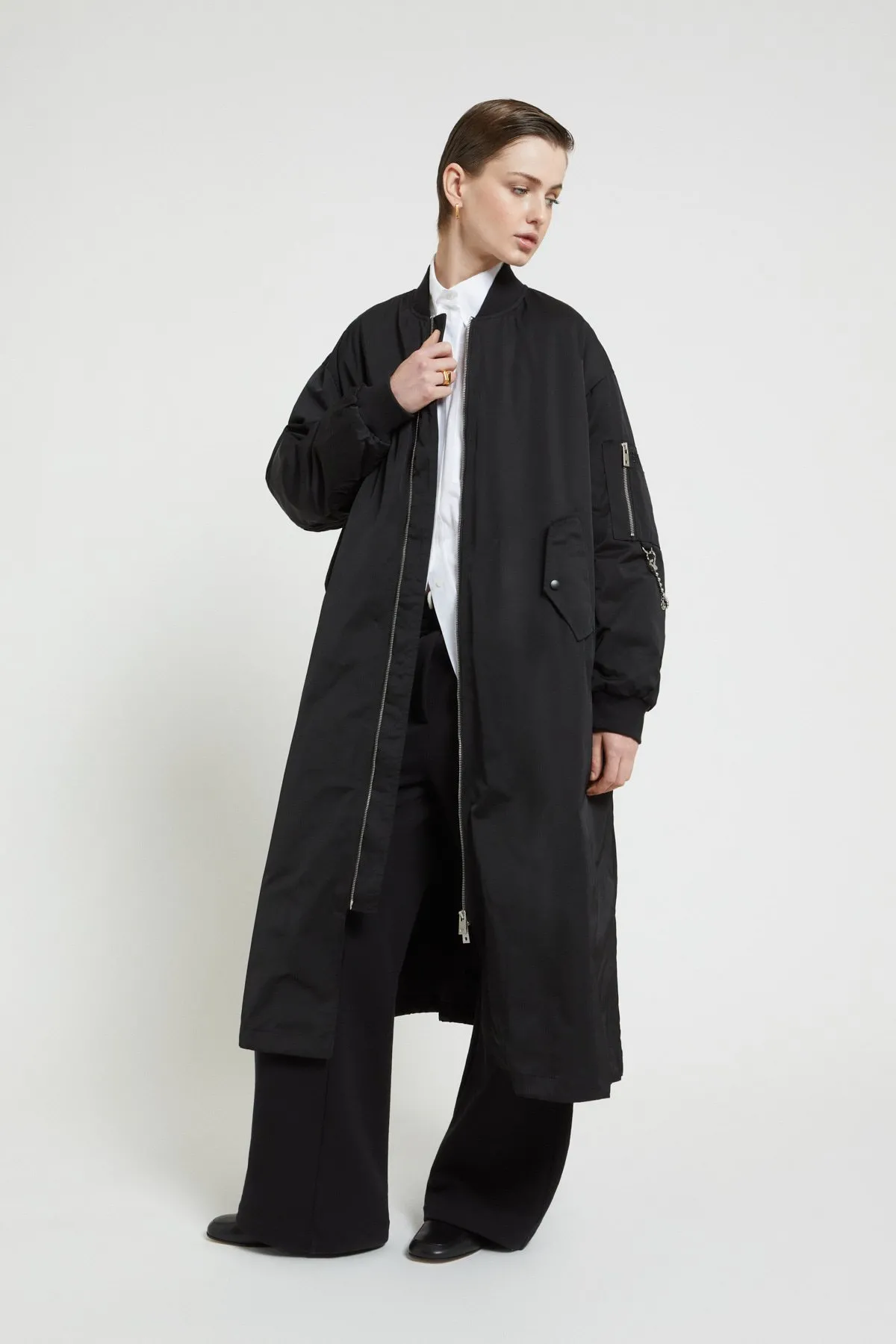 Long puffer jacket