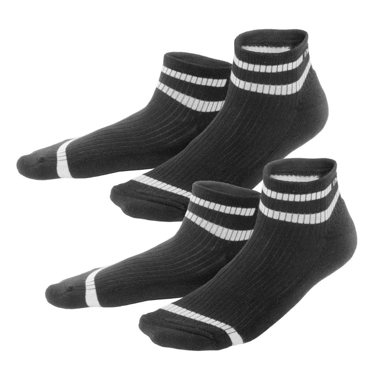 Unisex Hohe Sneaker Socken Bio Baumwolle Polyamid Elasthan 2er Pack
