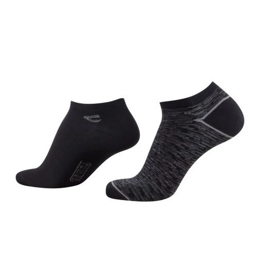 Camel active Herren Sneaker Socken Doppelpack schwarz 6209 610 black