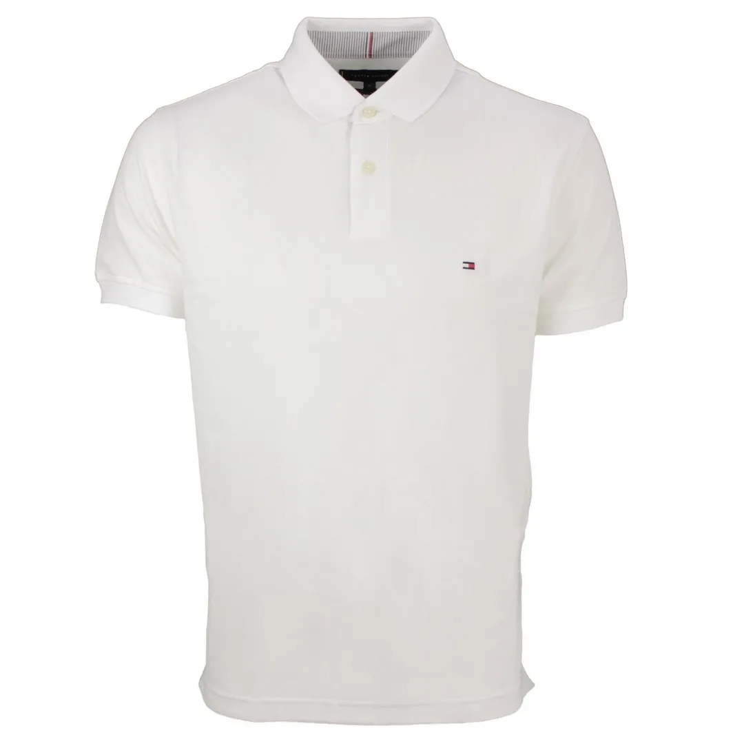 Tommy Hilfiger 1985 Regular Polo Shirt weiß unifarben MW0MW17770 YBR White