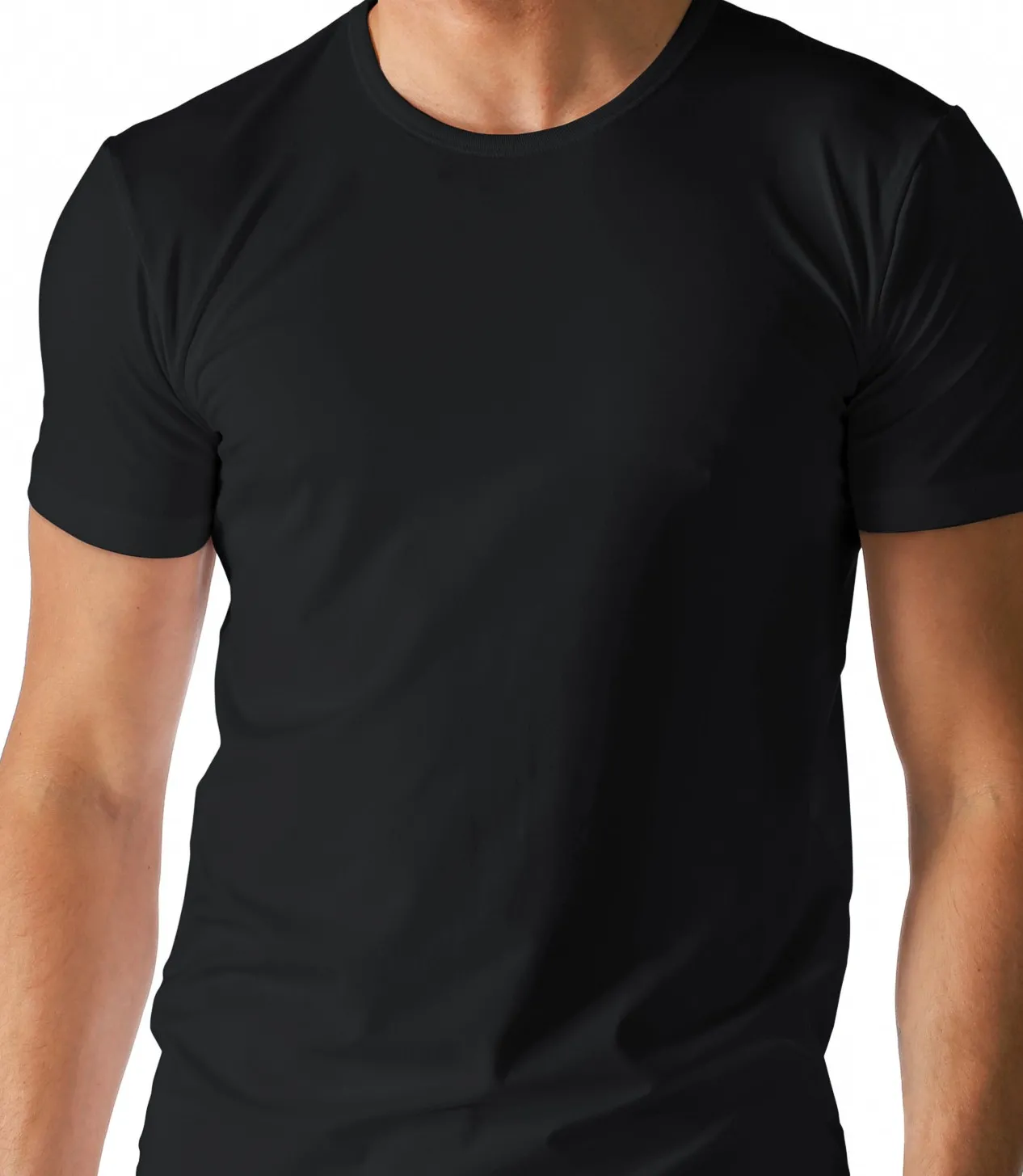 2er-Pack Mey Serie Dry Cotton Herren Crew-Neck Shirt