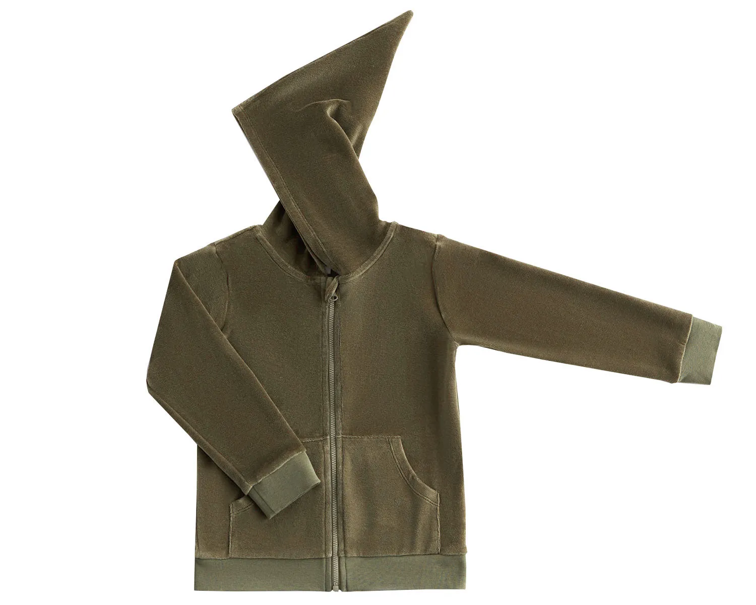 Leela Cotton Baby Kinder Nicky Kapuzenjacke Bio Baumwolle