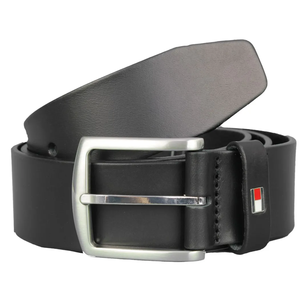 Tommy Hilfiger Herren Gürtel schwarz New Denton E367863162 090