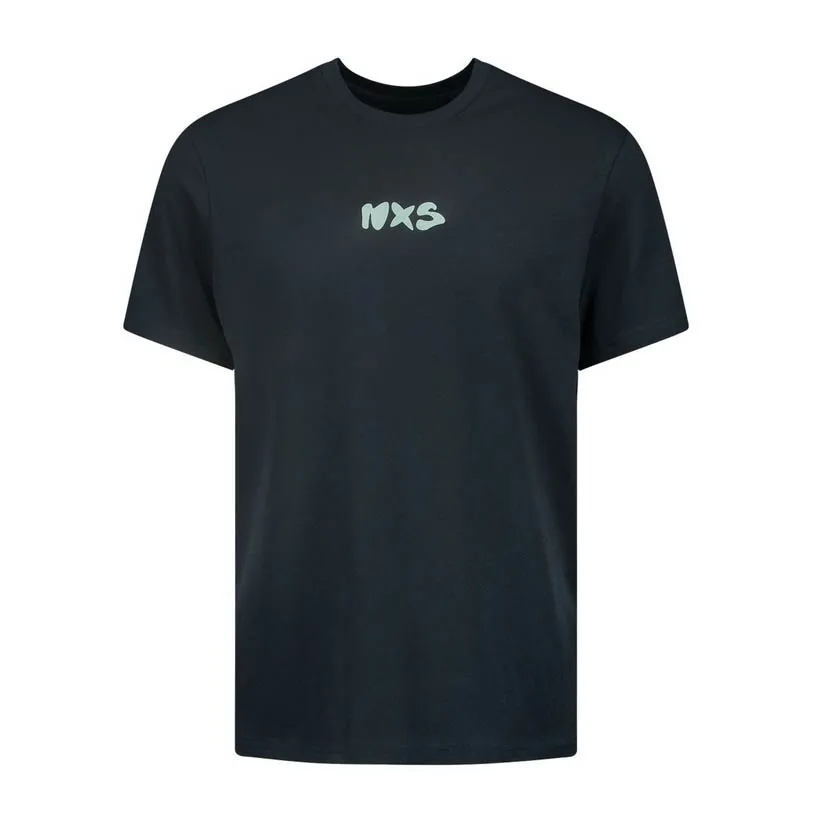 No Excess Herren T-Shirt Regular Fit blau Print 23340343 078 night