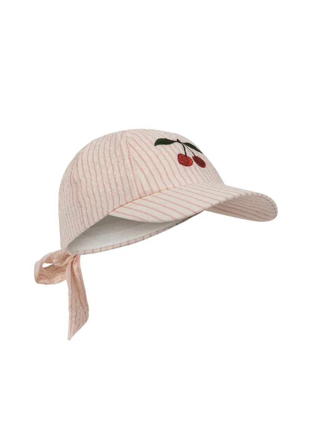 Konges Slojd Ellie Bow Cap GOTS peony stripe, Basecap, Mütze
