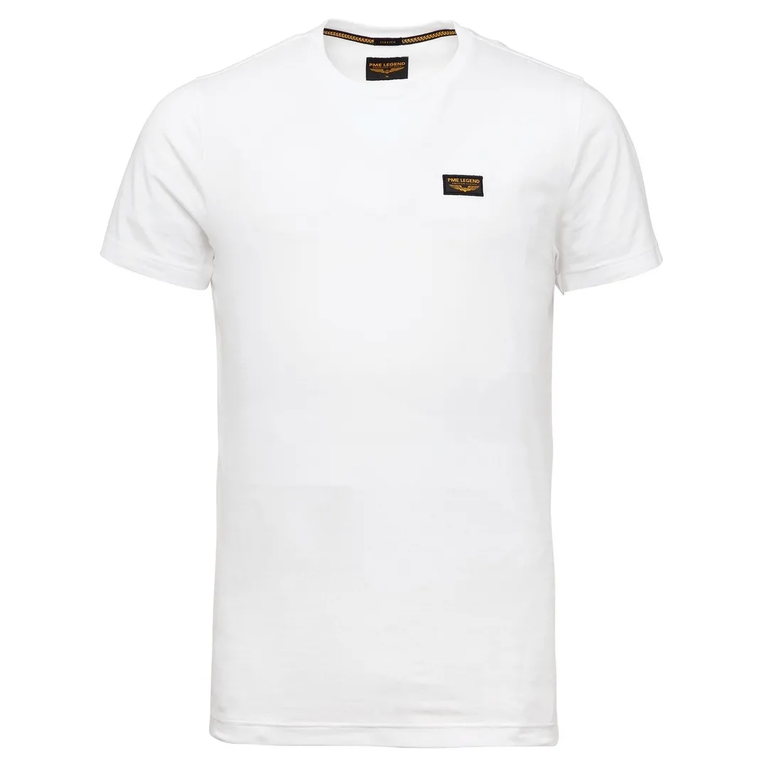 PME Legend Herren T-Shirt Guyver Tee weiß PTSS0000555 7003 bright white