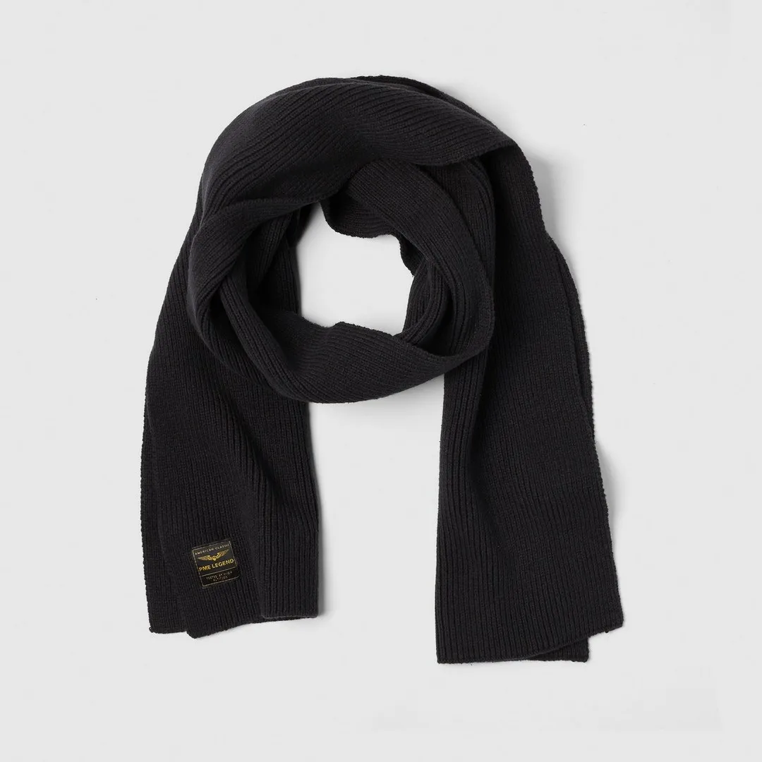 PME Legend Herren Basic Schal schwarz PAC2310902 9139 black onyx