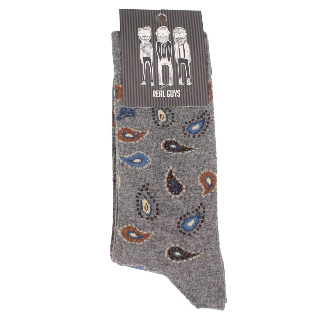 Ploenes Real Guys Herren Socken grau blau Paisley 10151SO 008