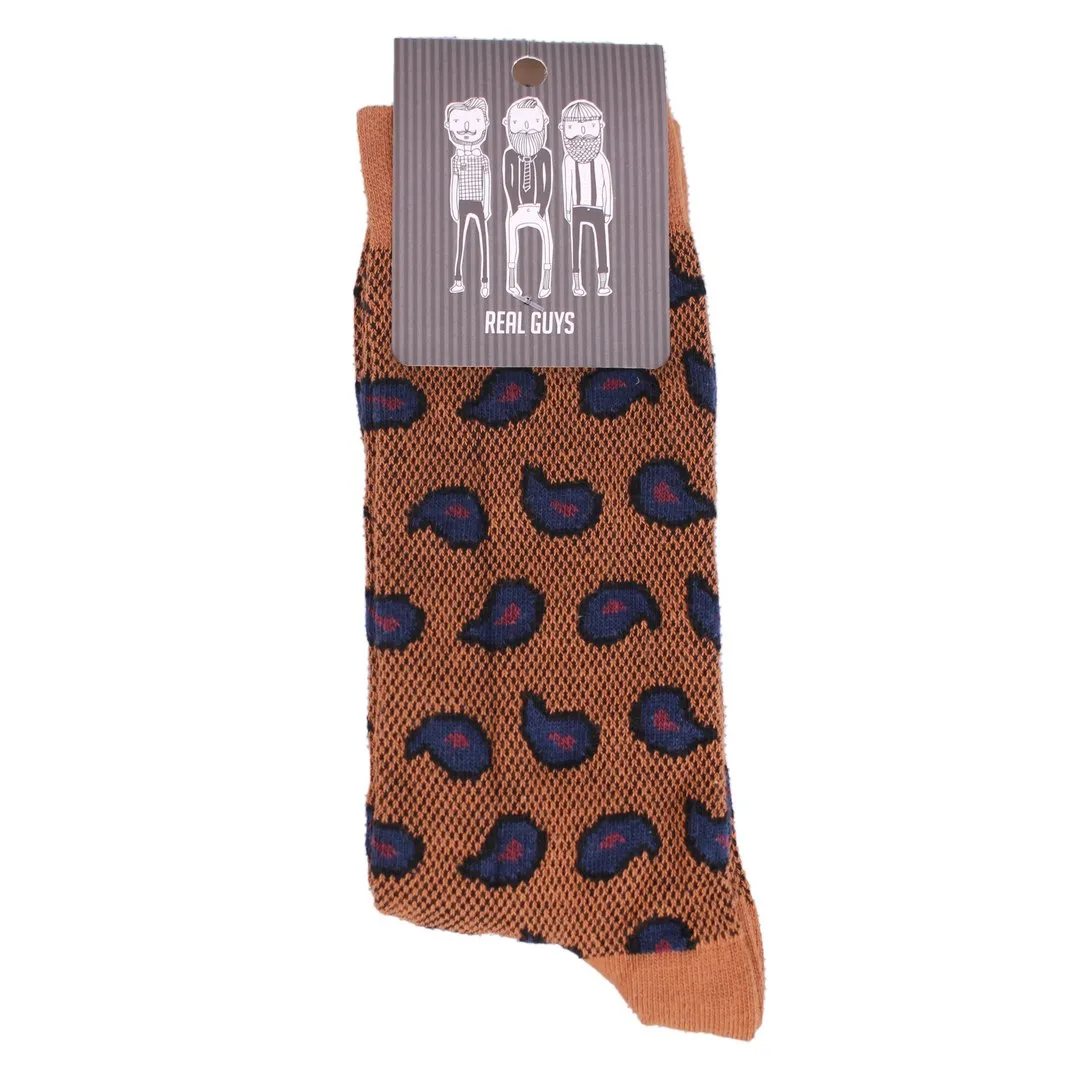 Ploenes Real Guys Socken braun blau gemustert 10126SO013