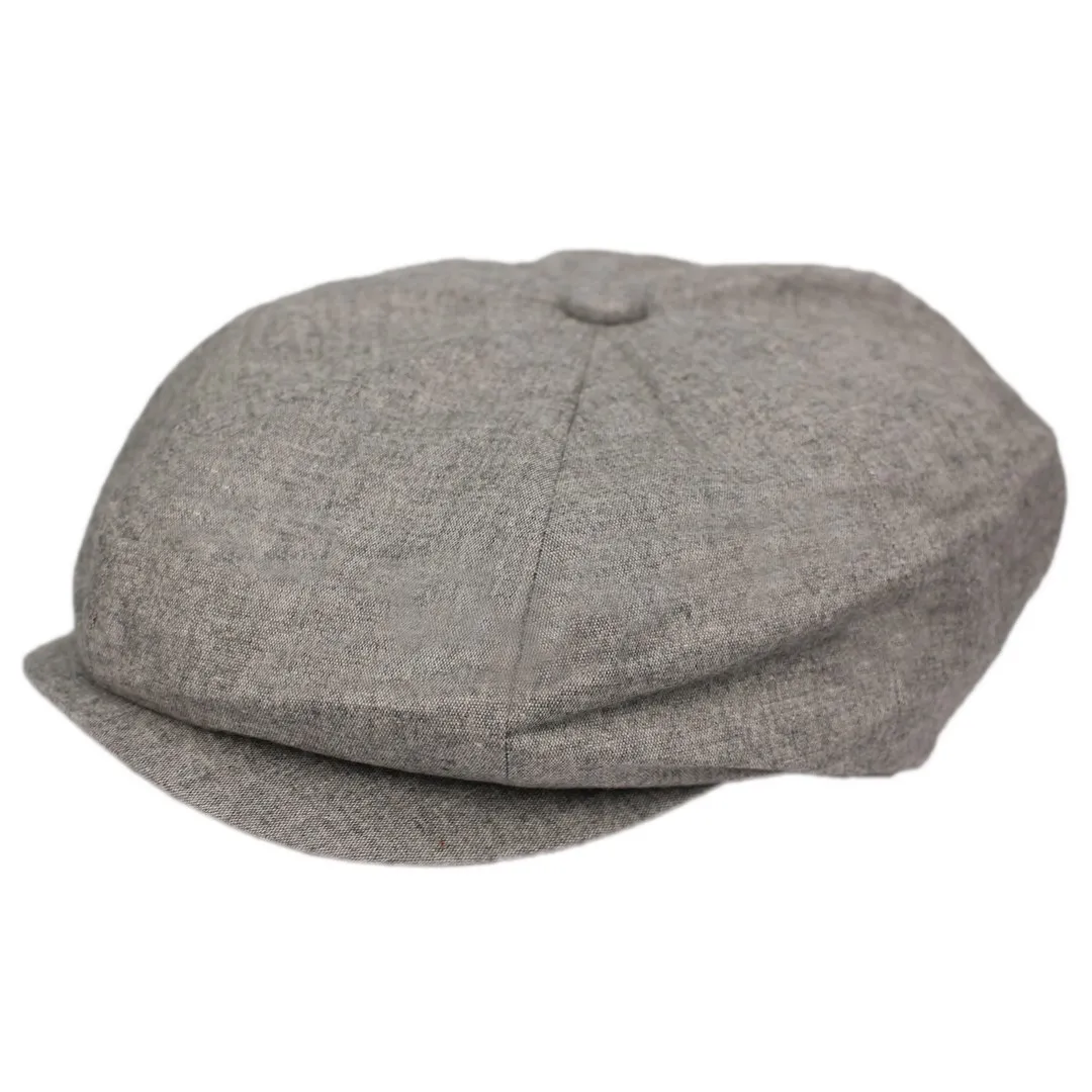 Prince Bowtie Herren Schiebermütze grau uni bm512106 1300