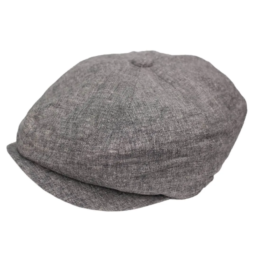 Prince Bowtie Herren Schiebermütze grau uni bm512106 1500