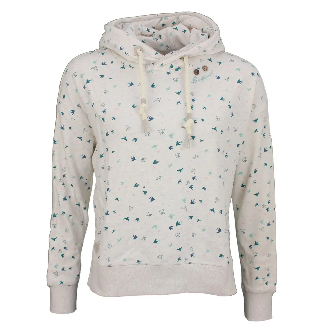 Ragwear Damen Sweatshirt Hoodie Rufle Birds weiß 2311 30019 7000 white