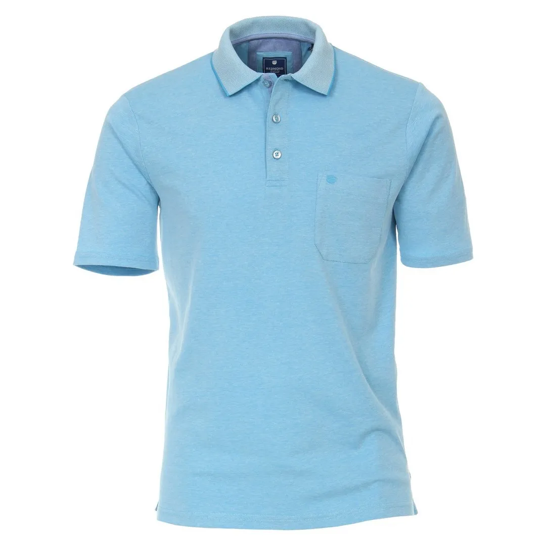 Redmond Herren Poloshirt Regular Fit blau 912 15