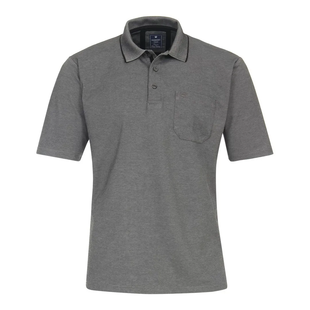 Redmond Herren Poloshirt Regular Fit grau 912 70