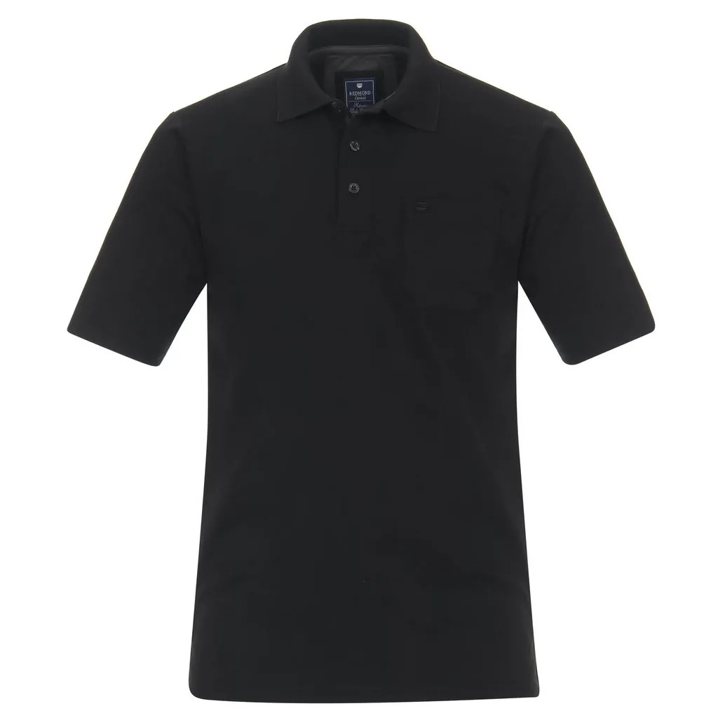 Redmond Herren Poloshirt Regular Fit schwarz 912 91