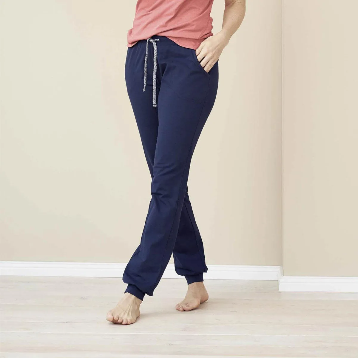 Living Crafts Relax-Hose Jogginghose Bio Baumwolle Elasthan