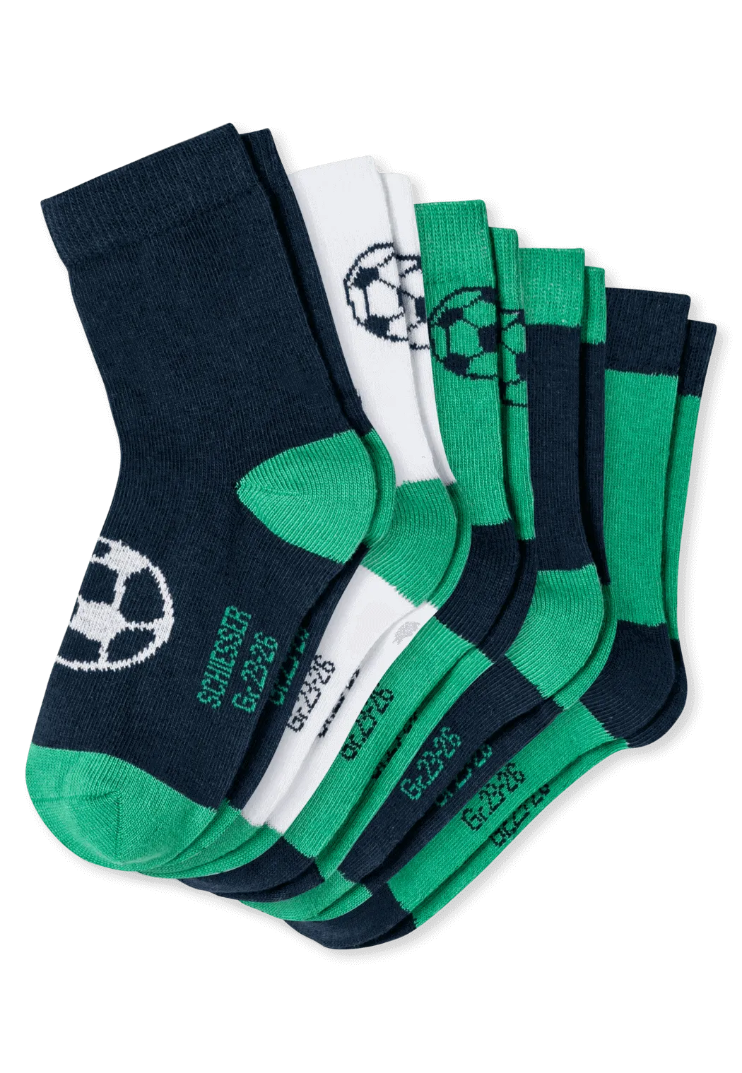 5er-Pack Schiesser Fussball Jungen Socken