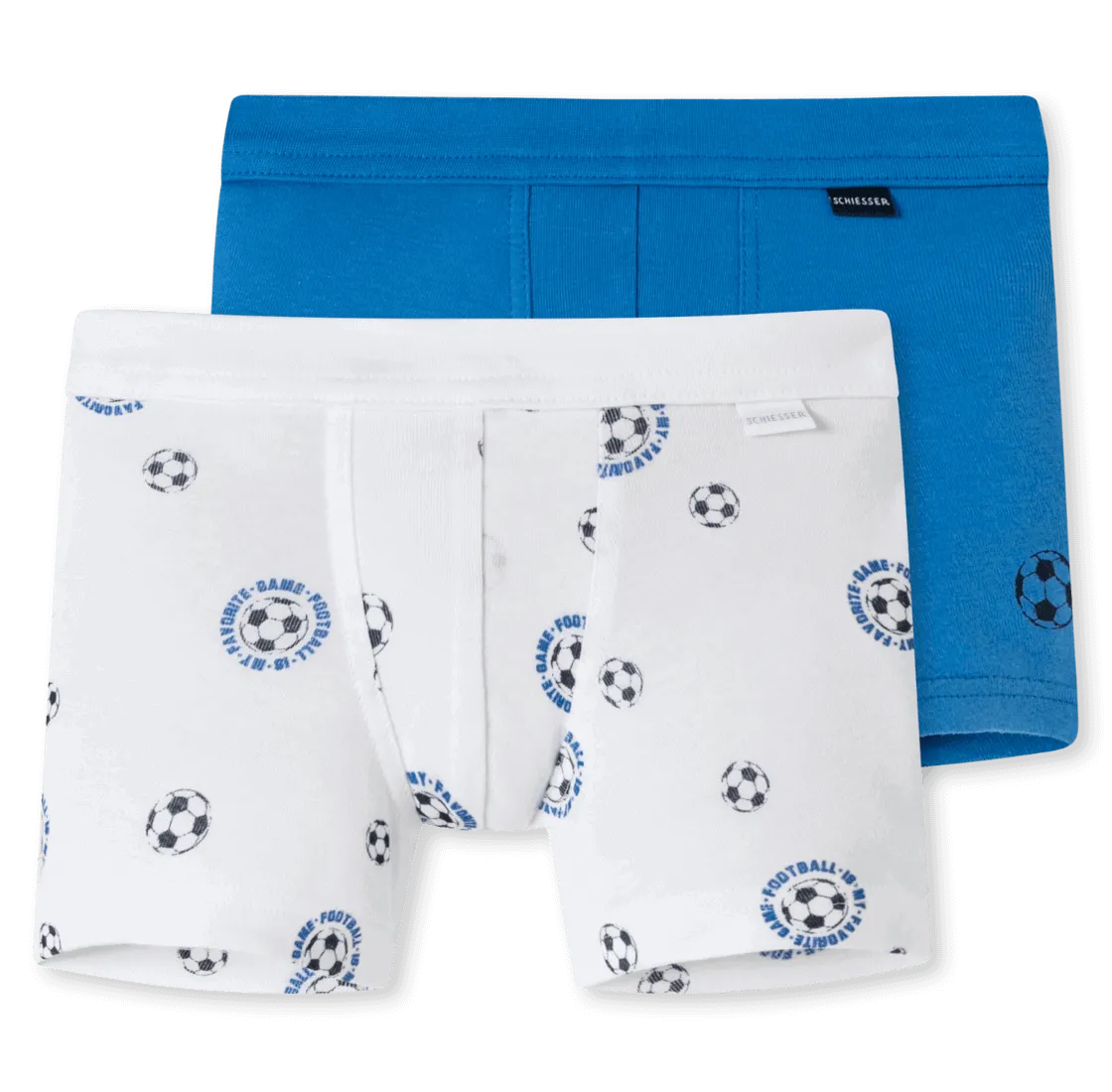 2er-Pack Schiesser Original Classics Feinripp Jungen Shorts