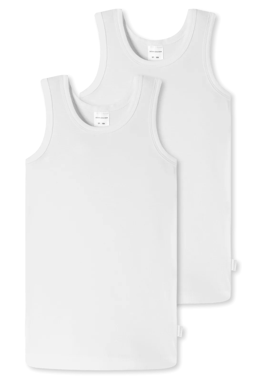 2er-Pack Schiesser 95/5 Jungen Unterhemd