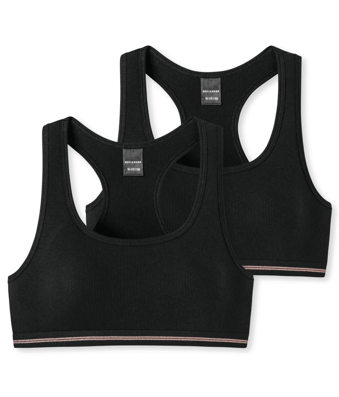 2er-Pack Schiesser Long Life Cotton Mädchen Bustier