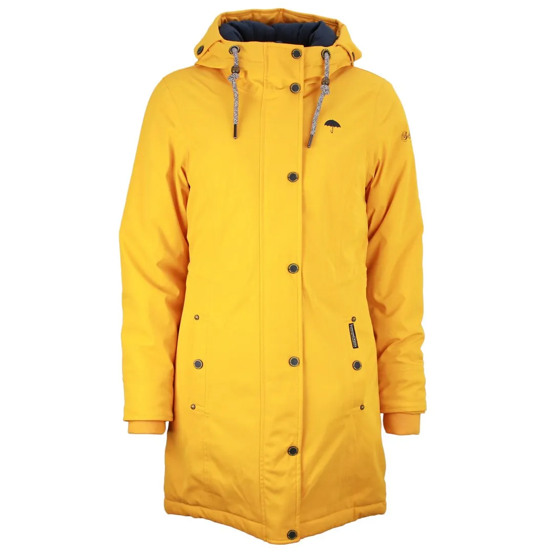 Schmudelwedda Damen Winter Jacke Anorak gelb 34314368 senf