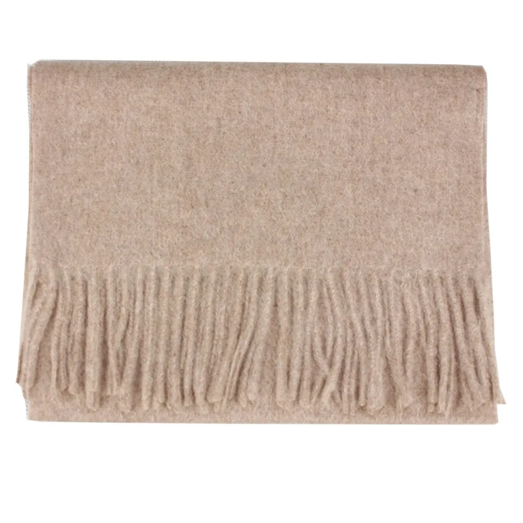 Seidenfalter Schal beige uni 330000 4300