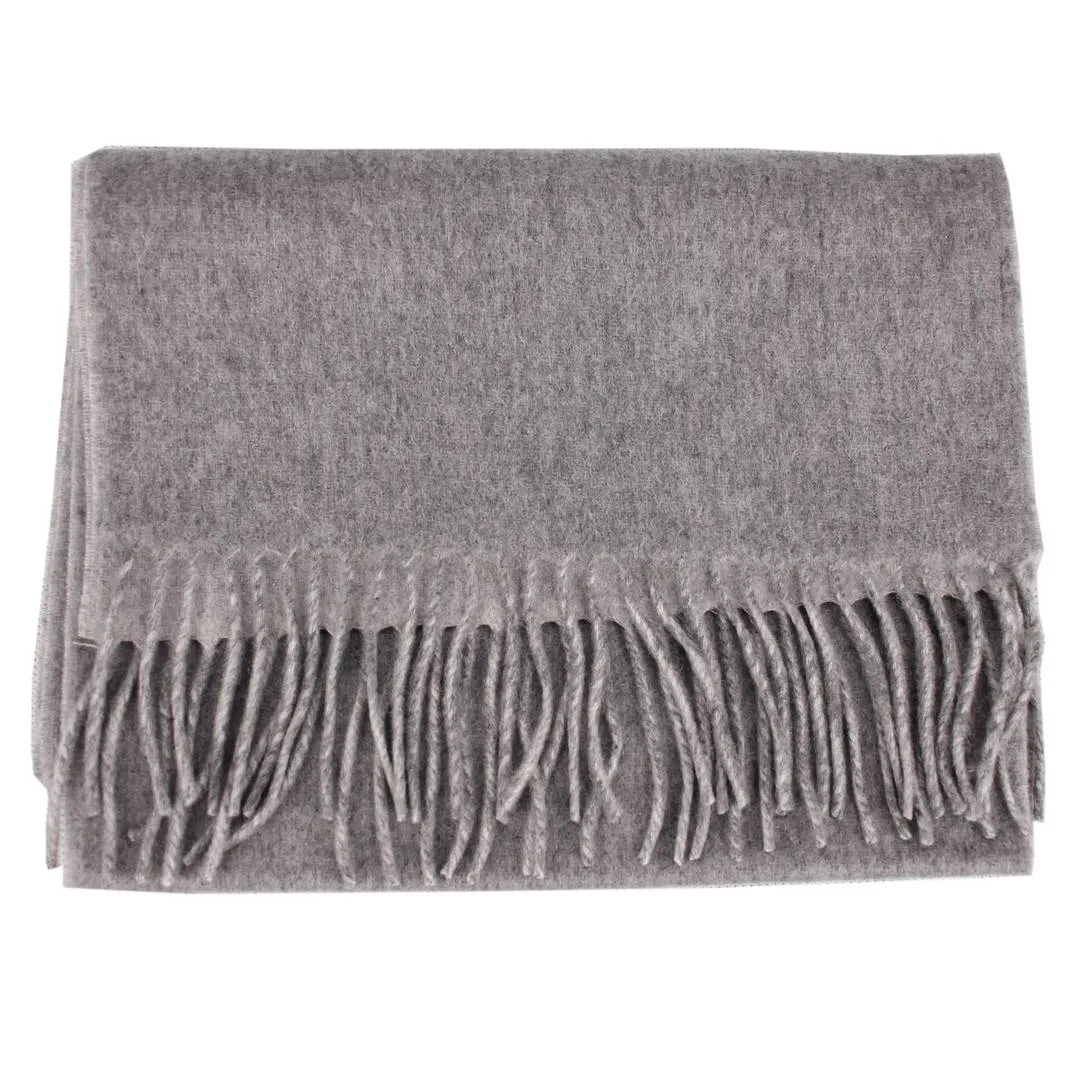 Seidenfalter Schal grau uni 330001 1500