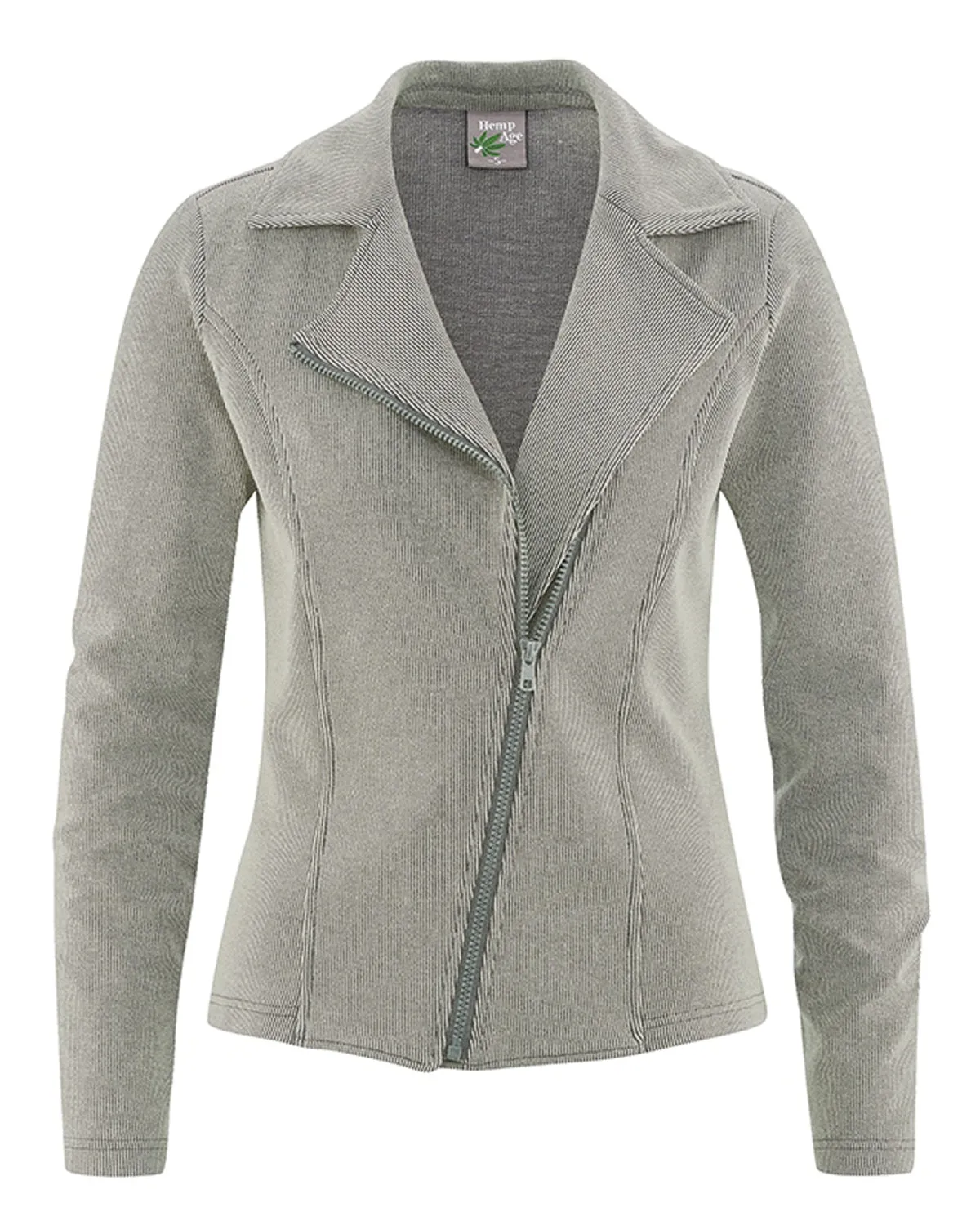 Hempage Bikerjacke Bio Baumwolle Hanf Elasthan