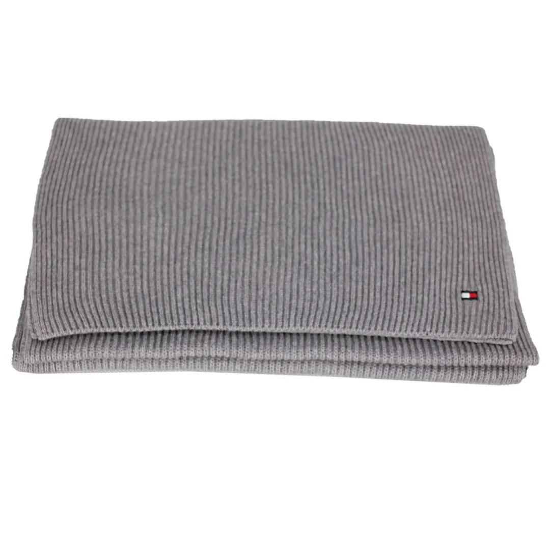Tommy Hilfiger Herren Schal Flag Scarf grau AW0AW15348 PA4 Grey