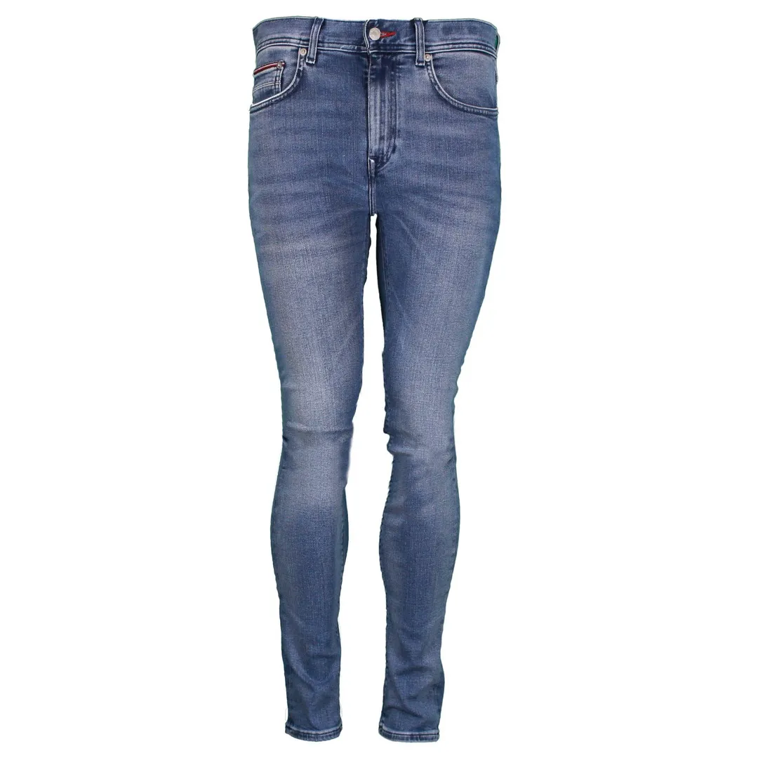 Tommy Hilfiger Herren Jeans Hose Slim Bleecker blau MW0MW31093 1A9 denim