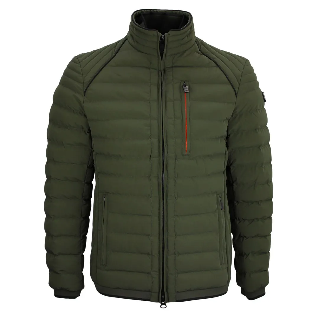 Wellensteyn Herren Steppjacke Molecule Mol Men darkarmy grün orange MOLM 856