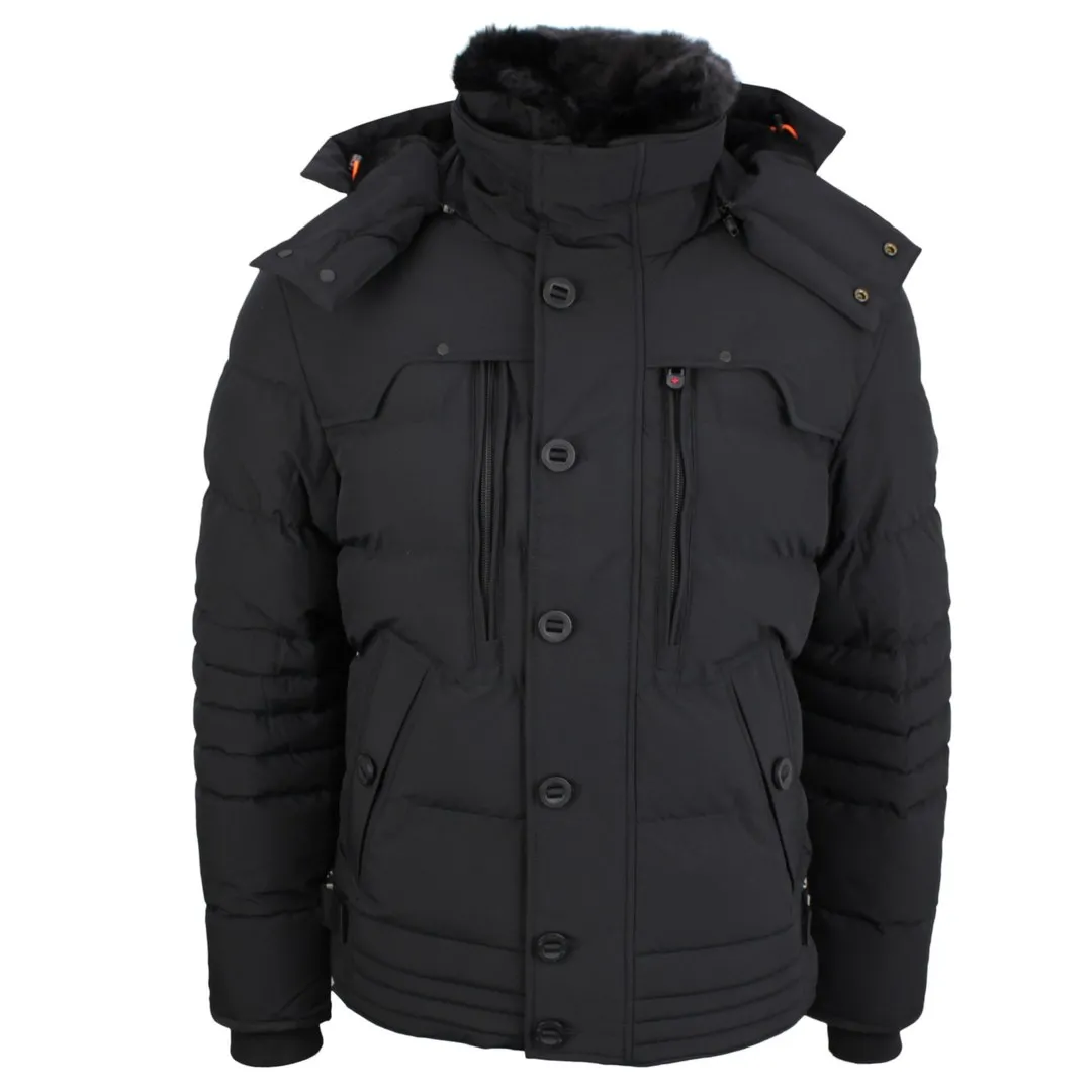 Wellensteyn Herren Jacke Winter Starstream Stardust schwarz STAD 565 black