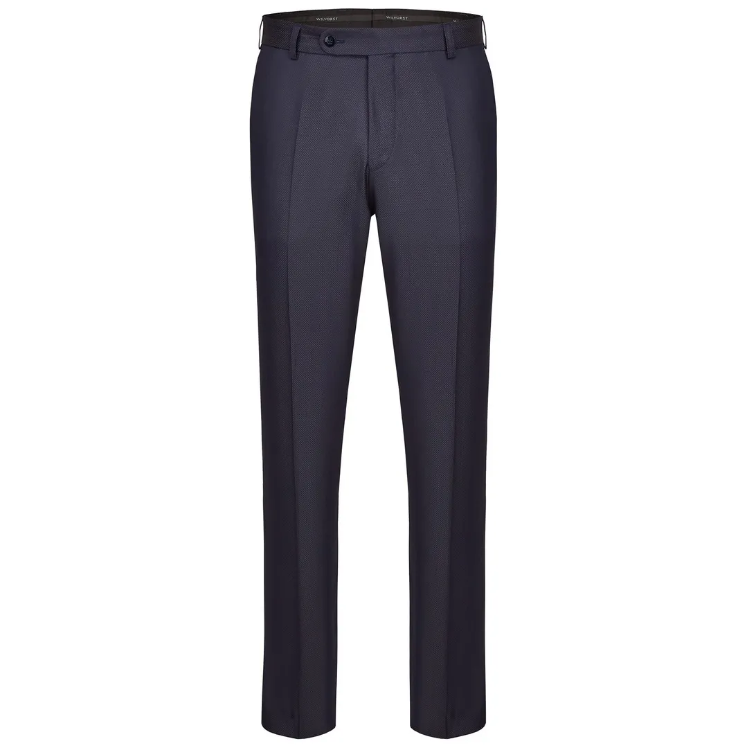 Wilvorst Herren Hochzeitsanzug Hose Drop 8 blau 491100 724 034
