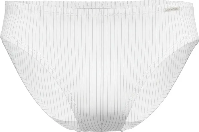 AMMANN Mini-Slip, Serie Smart & Stripes, weiß