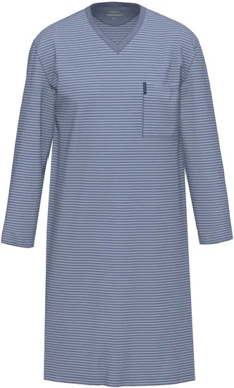 AMMANN Organic Extra Light Nachthemd lang V Hals polo