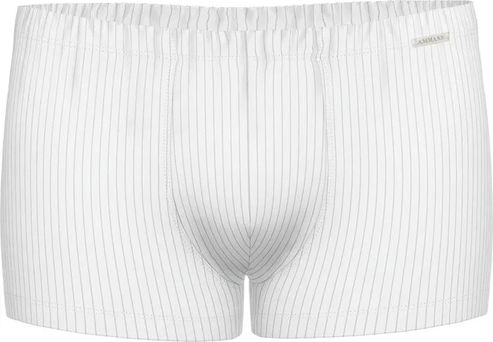 AMMANN Retro-Short, Serie Smart & Stripes, weiß