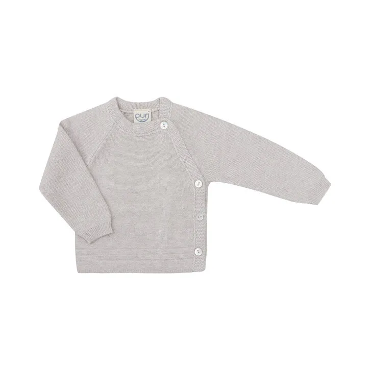 Puri Kimono uni hellbraun & hellblau