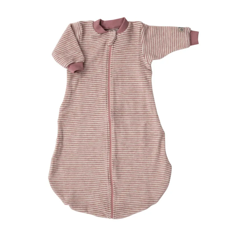 Lilano Kinder Strampelsack mit Arm aus Wollfrottee kbT plüsch