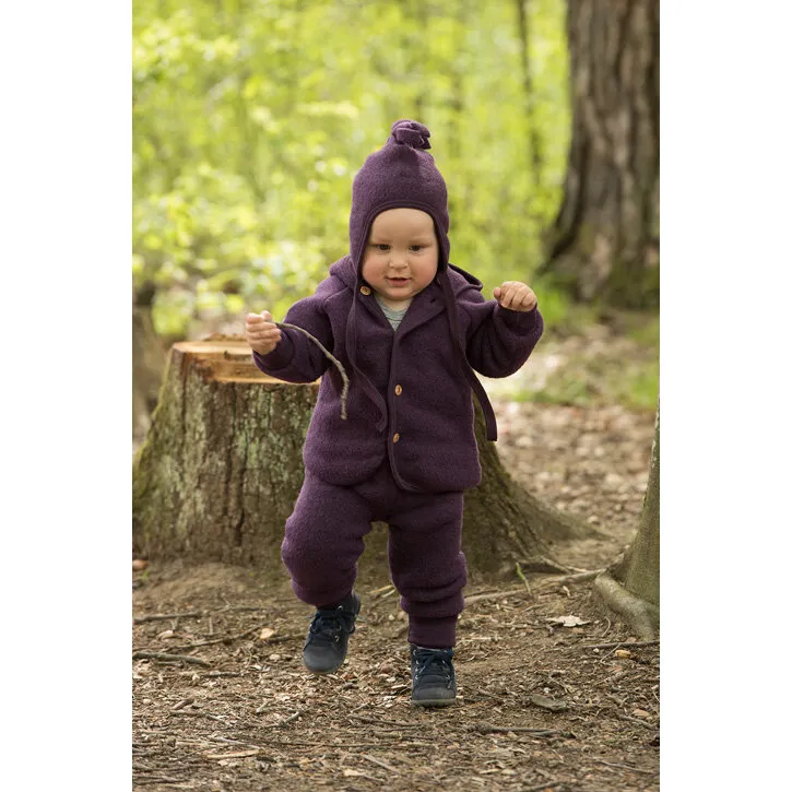 Engel Kapuzenjacke mit Holzknöpfen