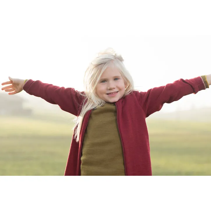 Disana Strickjacke mit Reißverschluß Schurwolle kbT