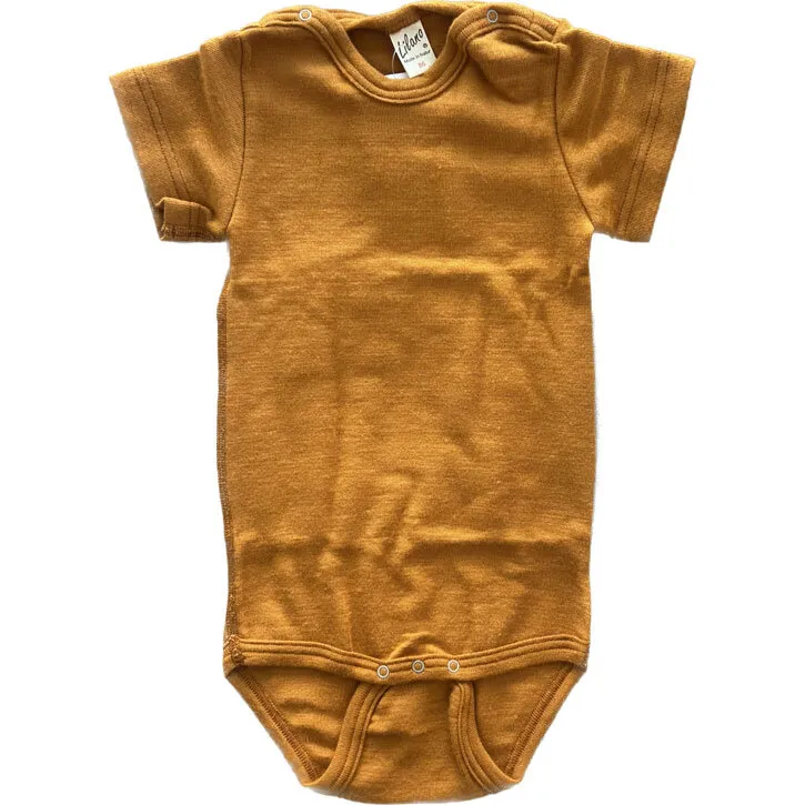 Lilano Baby/Kinder Body kurzarm aus Wolle kbT/Seide